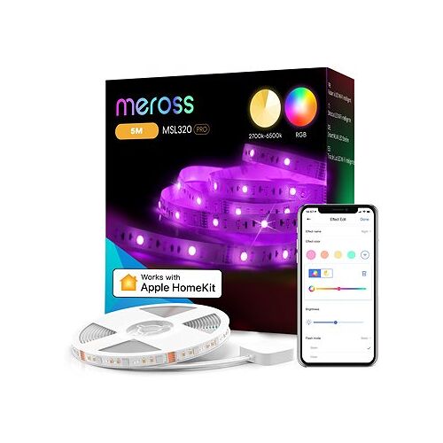 Meross Smart WiFi LED-Streifen 5 m, Apple HomeKit
