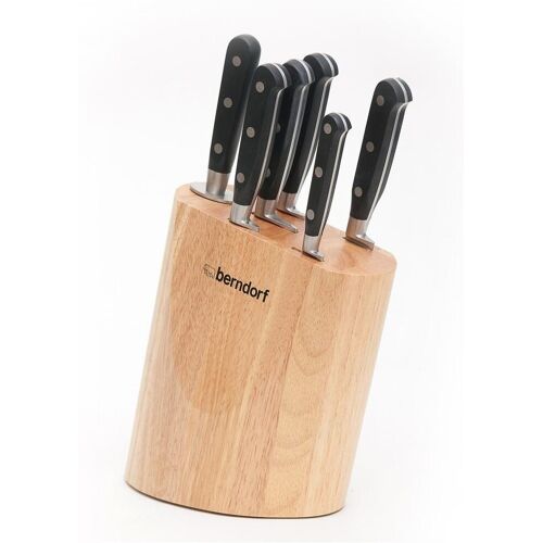 Messerset Berndorf Sandrik mit Block 6-teilig