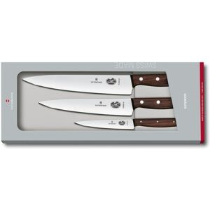 Victorinox Küchenmesser-Set 3-teilg mit Holzgriff Victorinox Küchenmesser-Set 3-teilg mit Holzgriff