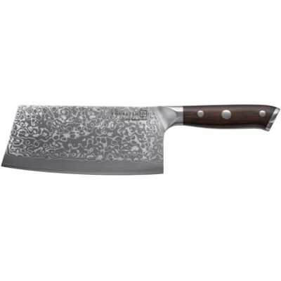 Kohersen Elegance Ebenen-Holz Damaststahl Cleaver - 16,5 cm Kohersen Elegance Ebenen-Holz Damaststahl Cleaver - 16,5 cm