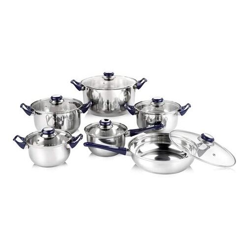 BANQUET CELESTE Kochgeschirr-Set aus Edelstahl 12-teilig