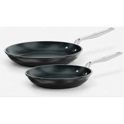 FABINI Pfannenset Meda 5.0 Pro 24 cm + 28 cm, 2-teilig, schwarz FABINI Pfannenset Meda 5.0 Pro 24 cm + 28 cm, 2-teilig, schwarz