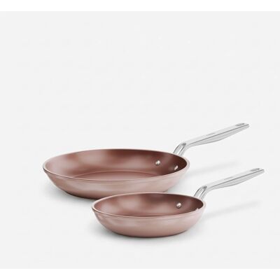 FABINI Pfannenset Meda 5.0 Pro 20 cm + 26 cm, 2-teilig, Pfirsichrosa FABINI Pfannenset Meda 5.0 Pro 20 cm + 26 cm, 2-teilig, Pfirsichrosa