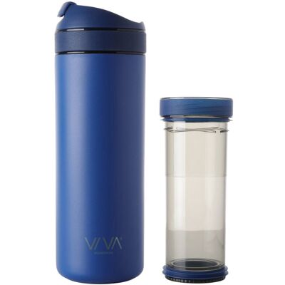 VIVA SCANDINAVIA RECHARGE ANYTIME Thermobecher mit Ausgießer 460 ml königsblau VIVA SCANDINAVIA RECHARGE ANYTIME Thermobecher mit Ausgießer 460 ml königsblau