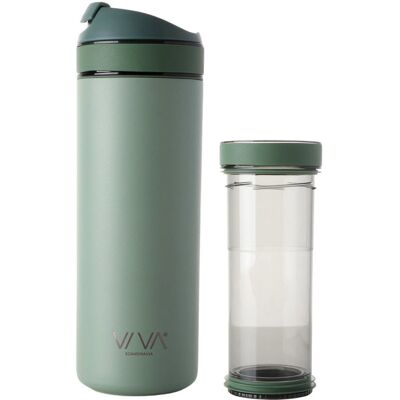 VIVA SCANDINAVIA RECHARGE ANYTIME Thermobecher mit Ausgießer 460 ml mintgrün VIVA SCANDINAVIA RECHARGE ANYTIME Thermobecher mit Ausgießer 460 ml mintgrün