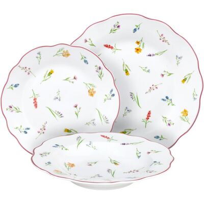 Tognana MILLEFIORI Esszimmergarnitur 18 Teile Tognana MILLEFIORI Esszimmergarnitur 18 Teile