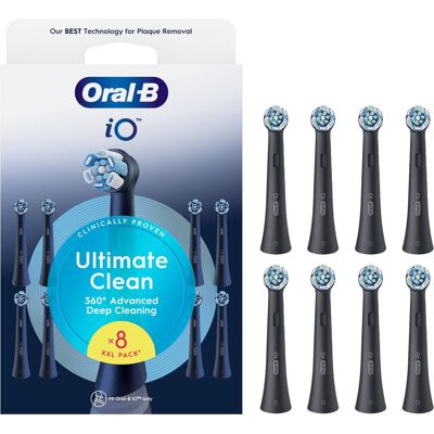 ORAL-B iO Series Ultimate Clean schwarze Zahnbürstenköpfe - Zahnbürstenköpfe ORAL-B iO Series Ultimate Clean schwarze Zahnbürstenköpfe - Zahnbürstenköpfe