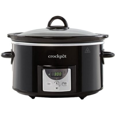 CrockPot Schongarer mit Timer 3,5 l, Schwarz CrockPot Schongarer mit Timer 3,5 l, Schwarz