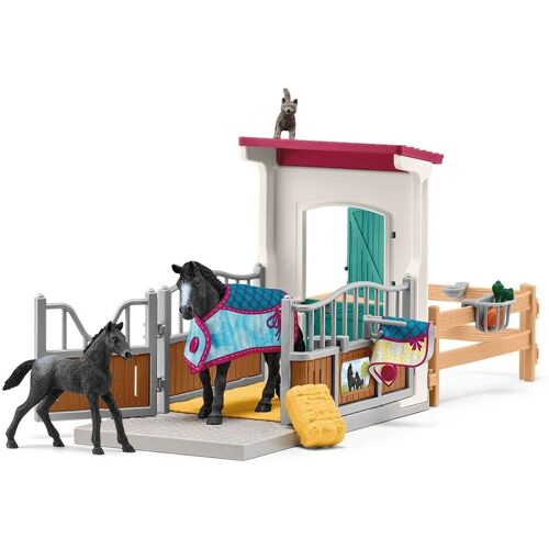Schleich Pferdebox mit Stute und Fohlen 42611