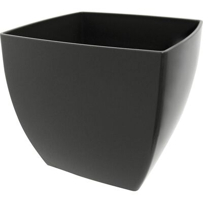 Vase SIENA konisch, 1,8 l, Höhe 140 mm, VE 8 Stk, grau kaiserkraft Vase SIENA konisch, 1,8 l, Höhe 140 mm, VE 8 Stk, grau kaiserkraft