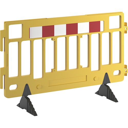 Kunststoff-Absperrgitter, Länge 2 m, gelb, ab 5 Stk kaiserkraft