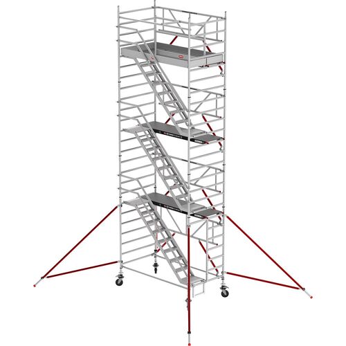 Altrex Treppengerüst RS TOWER 53 breit, Holzplattform, Länge 1,85 m, Arbeitshöhe 8,20 m