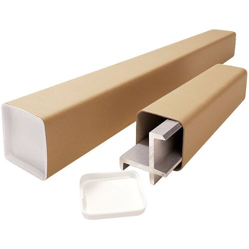 ratioform Versandhülse, quadratisch, VE 10 Stk, Innen-LxBxH 430 x 105 x 105 mm, A2, ab 10 VE