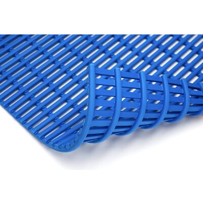 Kaiserkraft PVC-freier Bodenmatte - 10m Rolle, Blau, 1200mm Breite Kaiserkraft PVC-freier Bodenmatte - 10m Rolle, Blau, 1200mm Breite