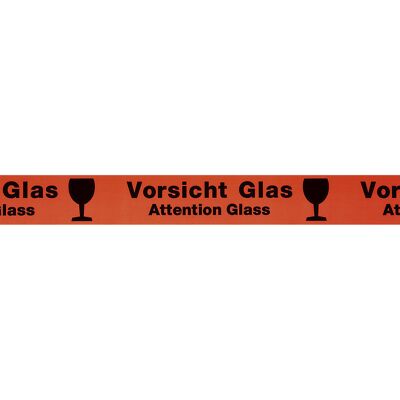 ratioform PVC-Warnklebeband, Aufdruck Vorsicht Glas/Attention Glass, Bandbreite 50 mm, Palette mit VE 1800 Stk ratioform PVC-Warnklebeband, Aufdruck Vorsicht Glas/Attention Glass, Bandbreite 50 mm, Palette mit VE 1800 Stk