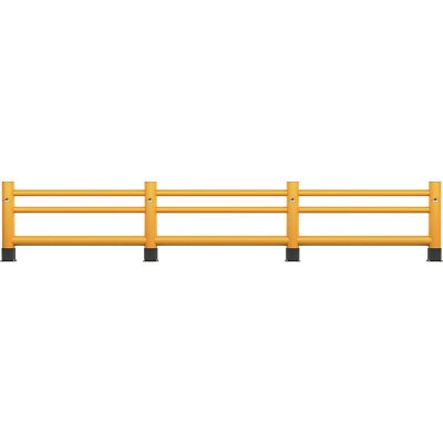 Ampere Rack Mammut Handlauf, Einzelplanke, 2 Querstangen, Länge 10 m Ampere Rack Mammut Handlauf, Einzelplanke, 2 Querstangen, Länge 10 m