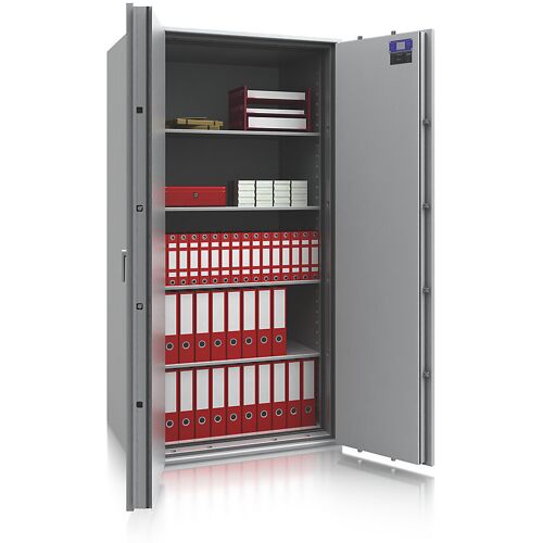 Feuergeschützter Sicherheitsschrank, VDS Klasse I, VDMA B, Grad S2 nach EN 14450, S 60 P, HxBxT 1884 x 975 x 696 mm kaiserkraft