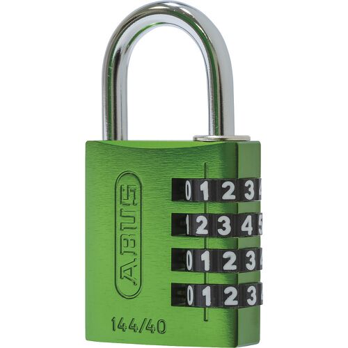 ABUS Zahlenschloss, Aluminium, 144/40 Lock-Tag, VE 6 Stk, grün
