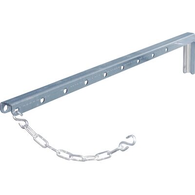 Eurokraft Pro Gasflaschenhalter - Vertikal, Stahl, Sicherheitskette Eurokraft Pro Gasflaschenhalter - Vertikal, Stahl, Sicherheitskette