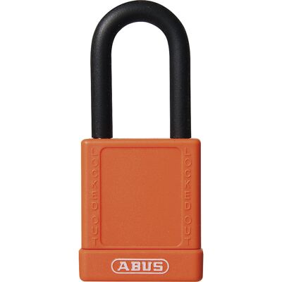 ABUS Vorhängeschloss, Lock out, Aluminium, 74/40, VE 6 Stk, orange ABUS Vorhängeschloss, Lock out, Aluminium, 74/40, VE 6 Stk, orange