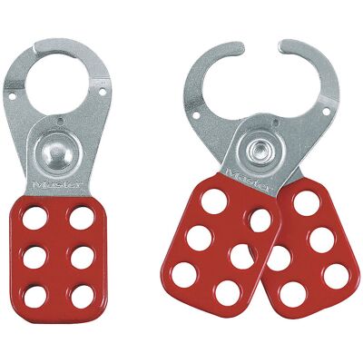 Master Lock MLKS420 Roter Stahl Lockout Hasps - Standard Lockout Werkzeug Master Lock MLKS420 Roter Stahl Lockout Hasps - Standard Lockout Werkzeug