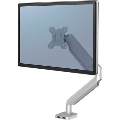 Fellowes PLATINUM SERIES Monitorarm, Einzelarm für 1 Monitor, silber Fellowes PLATINUM SERIES Monitorarm, Einzelarm für 1 Monitor, silber