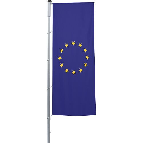 Mannus Auslegerflagge/Länder-Fahne, Format 1,2 x 3 m, Europa-Fahne