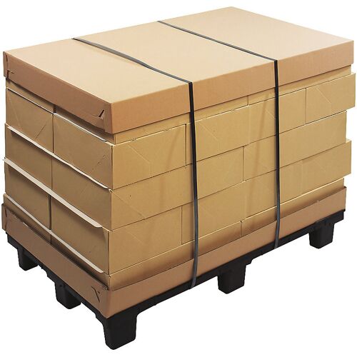 ratioform Palettendeckel/-boden, braun, VE 10 Stk, LxBxH 800 x 600 x 135 mm