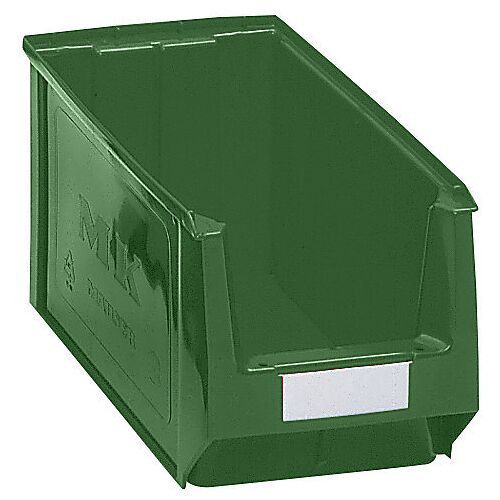 mauser Sichtlagerkasten aus Polyethylen, LxBxH 350 x 210 x 200 mm, grün, VE 10 Stk