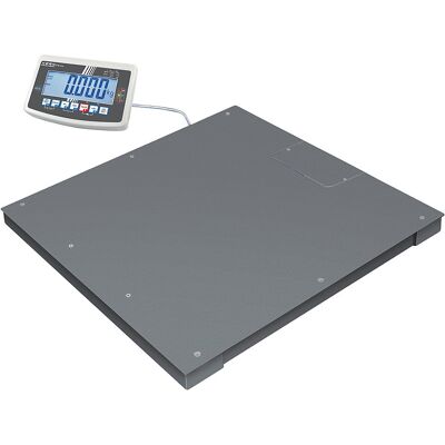 KERN Bodenwaage, eichfähig, XXL-Auswertegerät, Wägebereich bis 1500 kg, Ablesbarkeit 500 g, Wägeplatte 1500 x 1250 mm KERN Bodenwaage, eichfähig, XXL-Auswertegerät, Wägebereich bis 1500 kg, Ablesbarkeit 500 g, Wägeplatte 1500 x 1250 mm