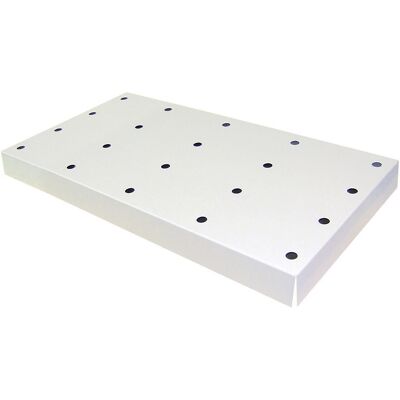 asecos Lochblechabdeckung für Bodenauffangwanne, BxTxH 717 x 482 x 63 mm, pulverbeschichtet asecos Lochblechabdeckung für Bodenauffangwanne, BxTxH 717 x 482 x 63 mm, pulverbeschichtet
