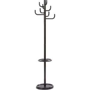 Garderobenständer, Höhe 1700 mm, Ø 450 mm, 8 Mantelhaken, schwarz kaiserkraft Garderobenständer, Höhe 1700 mm, Ø 450 mm, 8 Mantelhaken, schwarz kaiserkraft