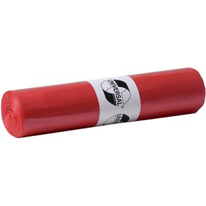 Deiss Abfallsäcke, HDPE, 120 l, 23 µm, BxL 700 x 1100 mm, VE 500 Stk, rot Deiss Abfallsäcke, HDPE, 120 l, 23 µm, BxL 700 x 1100 mm, VE 500 Stk, rot