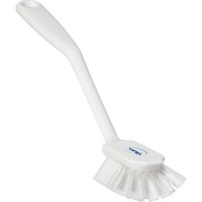 Vikan Spülbürste mit Kratzkante, medium, VE 20 Stk, weiß Vikan Spülbürste mit Kratzkante, medium, VE 20 Stk, weiß