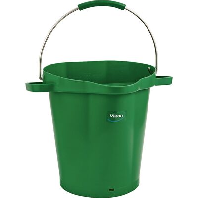 Vikan Eimer, lebensmittelecht, Volumen 20 l, VE 5 Stk, grün Vikan Eimer, lebensmittelecht, Volumen 20 l, VE 5 Stk, grün