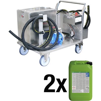 Bio-Circle Reinigungsset RWR-80 L, mit 2 x 20 l Power Cleaner DB, für Rohre und Wärmetauscher Bio-Circle Reinigungsset RWR-80 L, mit 2 x 20 l Power Cleaner DB, für Rohre und Wärmetauscher