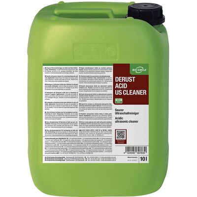 Bio-Circle Ultraschallreiniger Derust Acid US Cleaner, im Kunststoff-Kanister, Inhalt 10 l Bio-Circle Ultraschallreiniger Derust Acid US Cleaner, im Kunststoff-Kanister, Inhalt 10 l