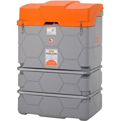 CEMO CUBE-Dieseltank, Outdoor Basic, Volumen 1000 l, mit Elektropumpe 56 l/min CEMO CUBE-Dieseltank, Outdoor Basic, Volumen 1000 l, mit Elektropumpe 56 l/min