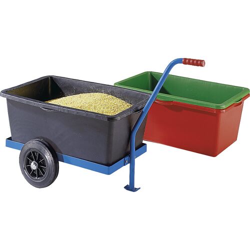 eurokraft pro Zweirad-Handwagen, Tragfähigkeit 200 kg, mit Vollgummireifen