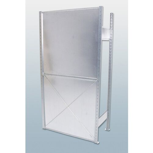 eurokraft pro Rückwand, verzinkt, für Höhe 2500 mm, für Breite 1000 mm