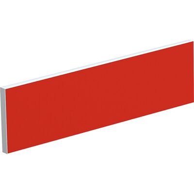 kaiserkraft 1200 mm Breite, rotes Stoffpolster - Tischtrennwand kaiserkraft 1200 mm Breite, rotes Stoffpolster - Tischtrennwand