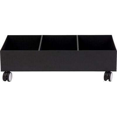 Paperflow Fahrwagen für Wertstoffsammler, für 3 Behälter, schwarz Paperflow Fahrwagen für Wertstoffsammler, für 3 Behälter, schwarz