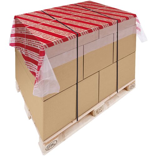 ratioform Folien-Abdeckblätter, Aufdruck nicht stapelbar, VE 250 Stk, LxB 1800 x 1350 mm, ab 10 VE