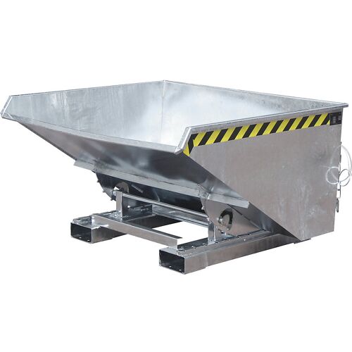 eurokraft pro Spänebehälter EXPO-E, Volumen 0,9 m³, feuerverzinkt