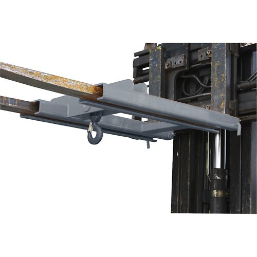 Eichinger Stapler-Aufsatz mit Lasthaken, für 2 Zinken, Tragfähigkeit 5000 kg, verzinkt