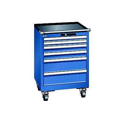 LISTA Stahlschrank mit 6 Schubladen - Raumoptimierte Aufbewahrung LISTA Stahlschrank mit 6 Schubladen - Raumoptimierte Aufbewahrung