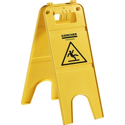 Kärcher Aufsteller Warnschild mit Symbol Rutschgefahr, Höhe 500 mm, ab 2 Stk, gelb Kärcher Aufsteller Warnschild mit Symbol Rutschgefahr, Höhe 500 mm, ab 2 Stk, gelb
