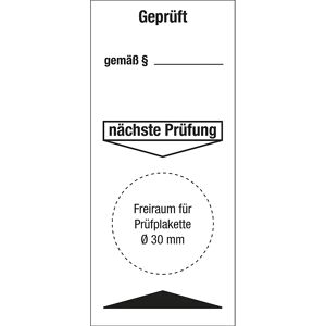 Prüfplakette/Grundplakette - kaiserkraft