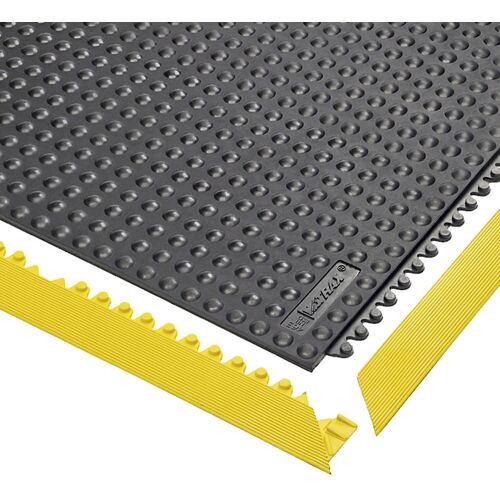 NOTRAX Bodenplatten-Stecksystem, Skywalker HD genoppt ESD, LxBxH 910 x 910 x 13 mm, schwarz