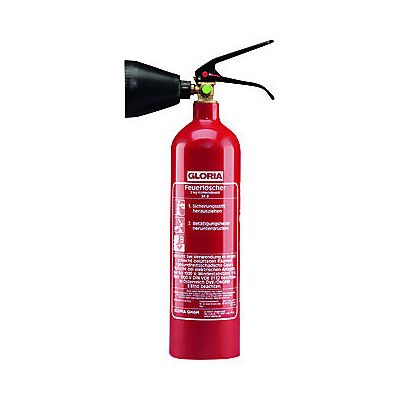 Gloria KS2SBS CO2 Feuerlöscher - 2 kg, Brandklasse B Gloria KS2SBS CO2 Feuerlöscher - 2 kg, Brandklasse B